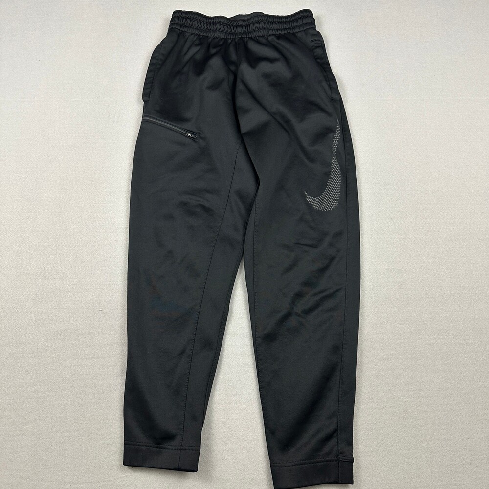 Nike Pants Men Medium Black Solid Training Jogger Tapered Dri FIt Pockets M